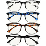 eyekeeper.com 4 Pack Half-rim Multifocus Reading Glasses MTR9114 Eyeglasses