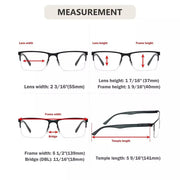 eyekeeper.com 4 Pack Half-rim Reading Glasses Lightweight Metal Readers R2201 Eyeglasses