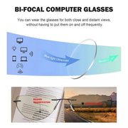 eyekeeper.com 4 Pack Hollow Blue Light Filter Bifocal Readers BR2301UV Eyeglasses