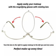 eyekeeper.com 4 Pack Ladies Makeup Readers Magnifying Flip Down R1607 Eyeglasses