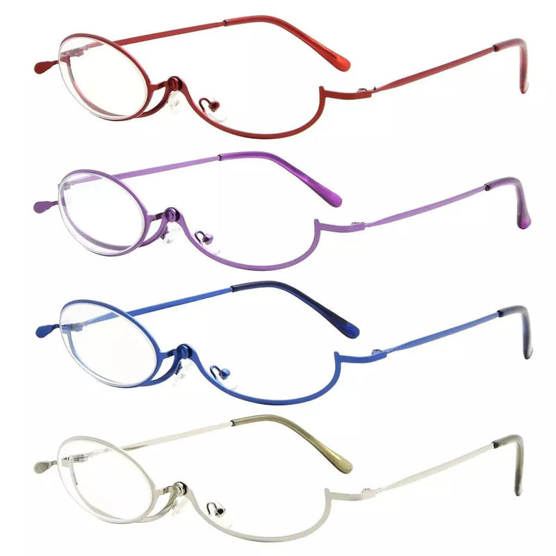 eyekeeper.com 4 Pack Ladies Makeup Readers Magnifying Flip Down R1607 Eyeglasses