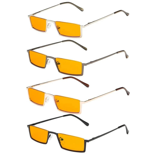 eyekeeper.com 4 Pack Metal Blue Light Blocking Reading Glasses DS1613 Eyeglasses