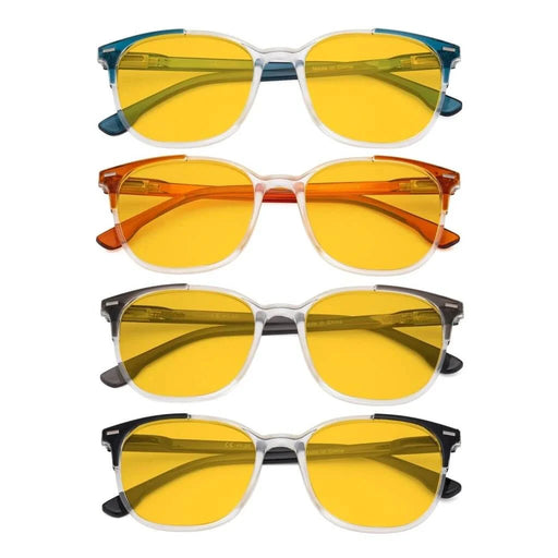 eyekeeper.com 4 Pack Modern Blue Light Blocking Glasses HP9001C Eyeglasses