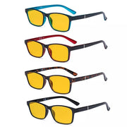 eyekeeper.com 4 Pack Modern Blue Light Blocking Reading Glasses HPE19042 Eyeglasses