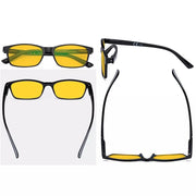 eyekeeper.com 4 Pack Modern Blue Light Blocking Reading Glasses HPE19042 Eyeglasses