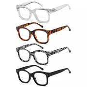 eyekeeper.com 4 Pack Modern Thicker Frame Bifocal Reading Glasses BR2002 Eyeglasses