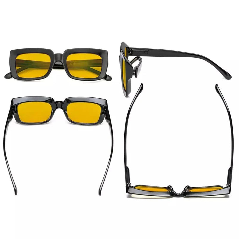 eyekeeper.com 4 Pack Modern Thicker Frame Blue Light Blocking Readers HP9107 Eyeglasses