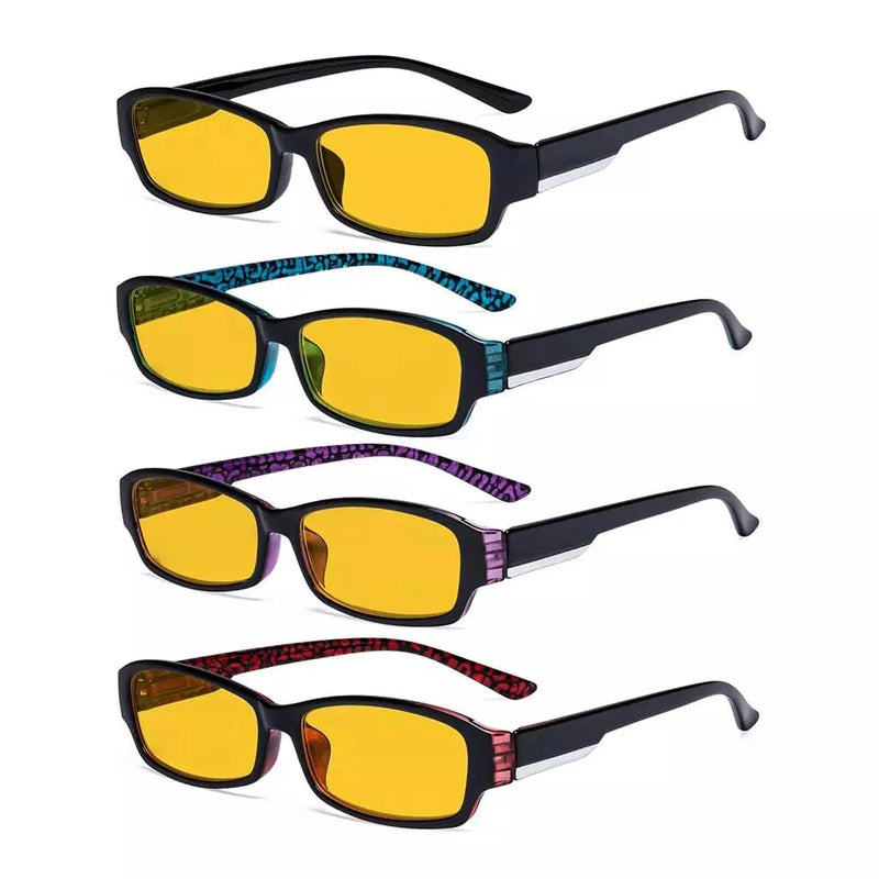 eyekeeper.com 4 Pack Narrow Blue Light Blocking Reading Glasses HP9105 Eyeglasses