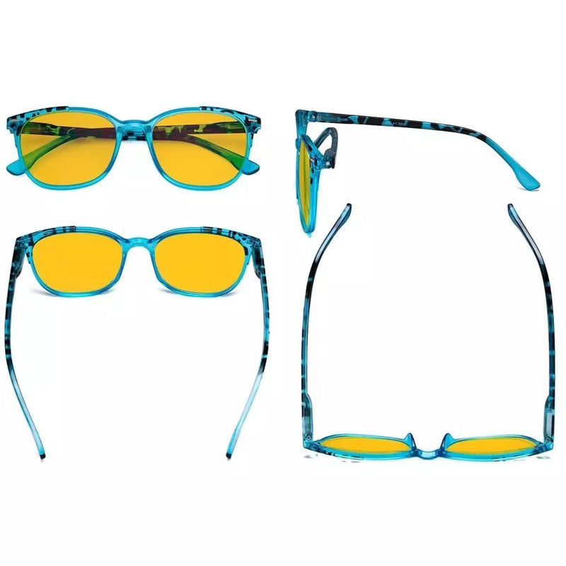 eyekeeper.com 4 Pack Oval Blue Light Blocking Reading Glasses HP9001D Eyeglasses