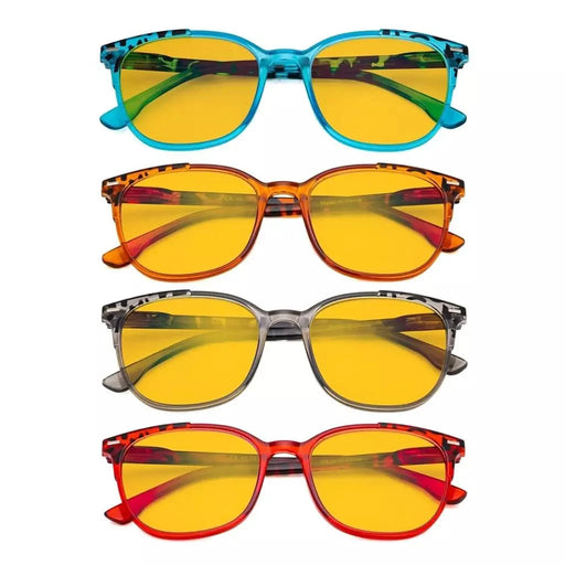 eyekeeper.com 4 Pack Oval Blue Light Blocking Reading Glasses HP9001D Eyeglasses