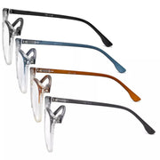 eyekeeper.com 4 Pack Oval Modern Reading Glasses Fashion Readers R9001C Eyeglasses