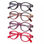 eyekeeper.com 4 Pack Oval Reading Glasses Retro Readers R091 Eyeglasses