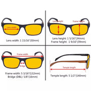 eyekeeper.com 4 Pack Pattern Blue Light Blocking Reading Glasses HPR047 Eyeglasses