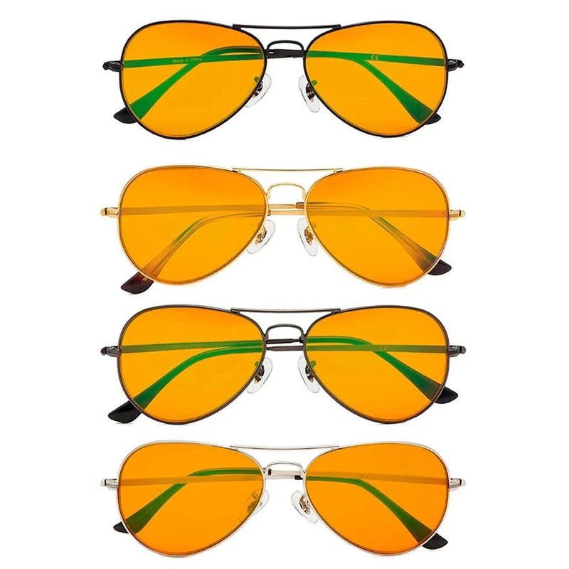 eyekeeper.com 4 Pack Pilot Blue Light Blocking Reading Glasses DSDT6489 Eyeglasses