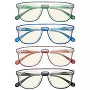 eyekeeper.com 4 Pack Pilot Stylish Blue Light Filter Reading Glasses UV2122 Eyeglasses