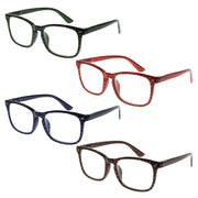 eyekeeper.com 4 Pack Polka Dots Pattern Reading Glasses RT1801P Eyeglasses