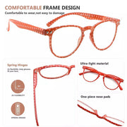 eyekeeper.com 4 Pack Polka Dots Pattern Reading Glasses R060P Eyeglasses
