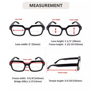 eyekeeper.com 4 Pack Polygon Trendy Bifocal Reading Glasses Polygonal Readers BR2130 Eyeglasses