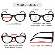 eyekeeper.com 4 Pack Progressive Multifocus Reading Glasses M2107 Eyeglasses