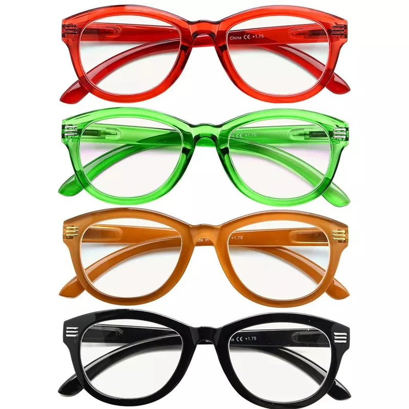 eyekeeper.com 4 Pack Progressive Multifocus Reading Glasses M2107 Eyeglasses