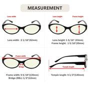 eyekeeper.com 4 Pack Reading Glasses Blue Light Filter UVR2036 Eyeglasses