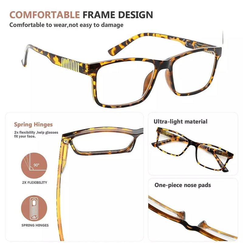 eyekeeper.com 4 Pack Reading Glasses Design Readers R008N Eyeglasses