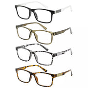 eyekeeper.com 4 Pack Reading Glasses Design Readers R008N Eyeglasses