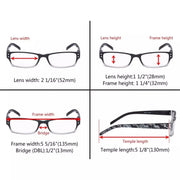 eyekeeper.com 4 Pack Reading Glasses Fashion Readers R012B-A Eyeglasses