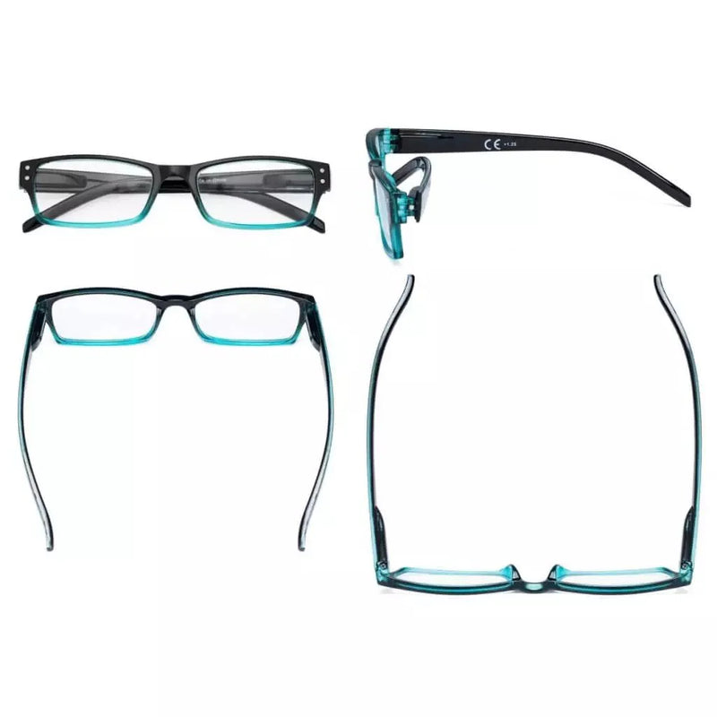 eyekeeper.com 4 Pack Reading Glasses Fashion Readers R012B-A Eyeglasses