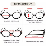 eyekeeper.com 4 Pack Reading Glasses Small Lens Round Readers R2025 Eyeglasses