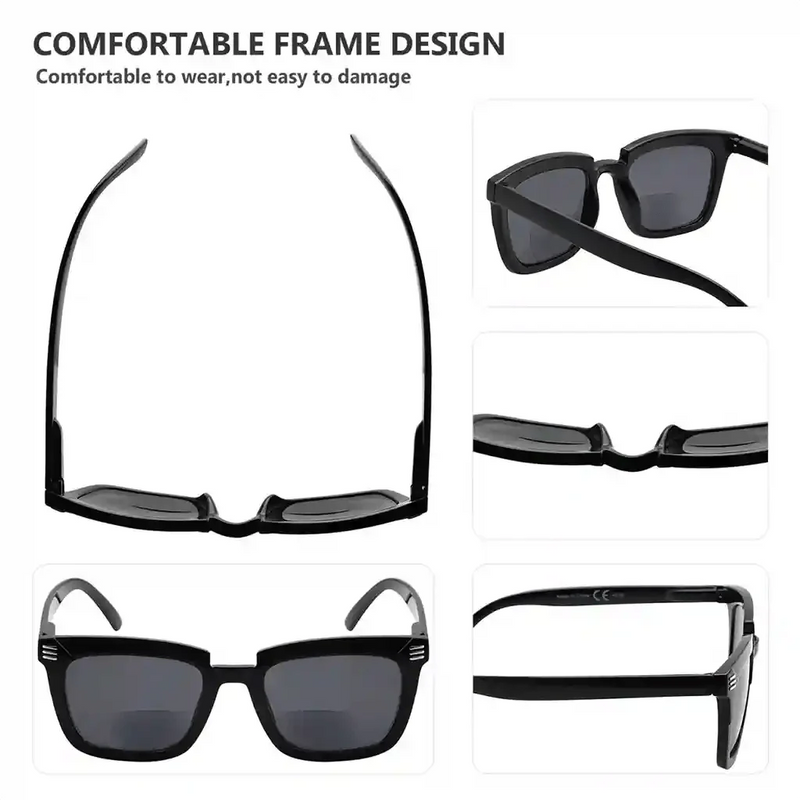 eyekeeper.com 4 Pack Rectangle Bifocal Reading Sunglasses SBR2109 Sunglasses