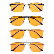 eyekeeper.com 4 Pack Rectangle Blue Light Blocking Reading Glasses DS1706 Eyeglasses