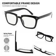 eyekeeper.com 4 Pack Rectangle Progressive Multifocal Readers M2109 Eyeglasses