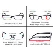 eyekeeper.com 4 Pack Reading Glasses R012B Eyeglasses