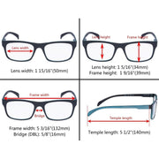 eyekeeper.com 4 Pack Reading Glasses R047 Eyeglasses
