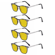 eyekeeper.com 4 Pack Retro Blue Light Blocking Reading Glasses HPRJ003 Eyeglasses