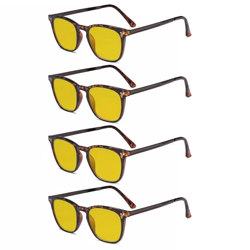 eyekeeper.com 4 Pack Retro Blue Light Blocking Reading Glasses HPRJ003 Eyeglasses