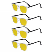 eyekeeper.com 4 Pack Retro Blue Light Blocking Reading Glasses HPRJ003 Eyeglasses