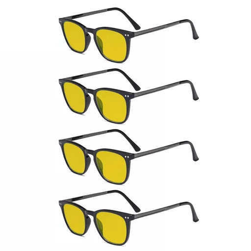 eyekeeper.com 4 Pack Retro Blue Light Blocking Reading Glasses HPRJ003 Eyeglasses