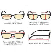 eyekeeper.com 4 Pack Retro Blue Light Blocking Reading Glasses TM103 Eyeglasses