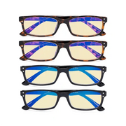 eyekeeper.com 4 Pack Retro Blue Light Blocking Reading Glasses TM103 Eyeglasses