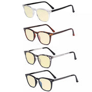 eyekeeper.com 4 Pack Retro Blue Light Blocking Reading Glasses TMRJ003 Eyeglasses