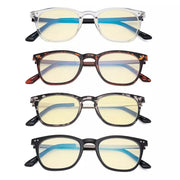 eyekeeper.com 4 Pack Retro Blue Light Blocking Reading Glasses TMRJ003 Eyeglasses
