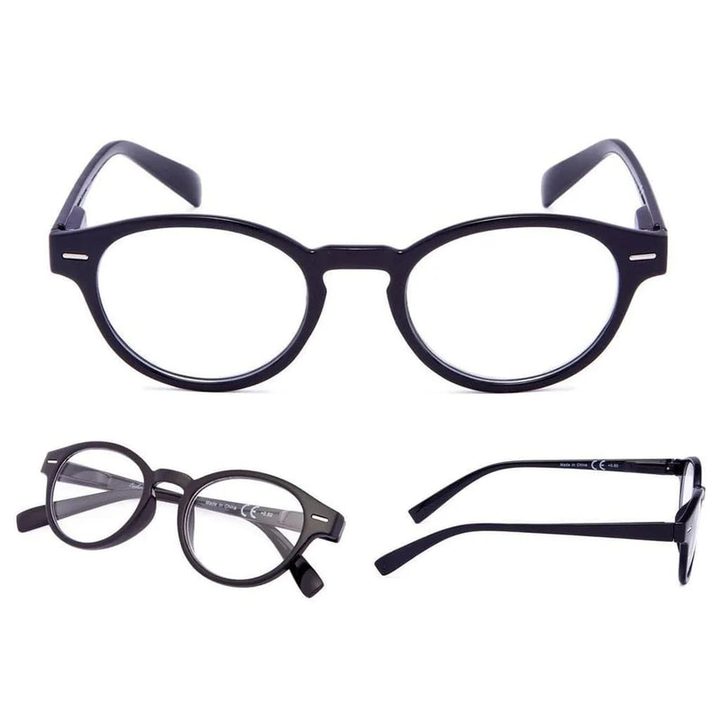 eyekeeper.com 4 Pack Retro Oval Readers Reading Glasses 3-R091 Eyeglasses