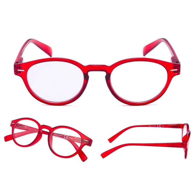 eyekeeper.com 4 Pack Retro Oval Readers Reading Glasses 3-R091 Eyeglasses