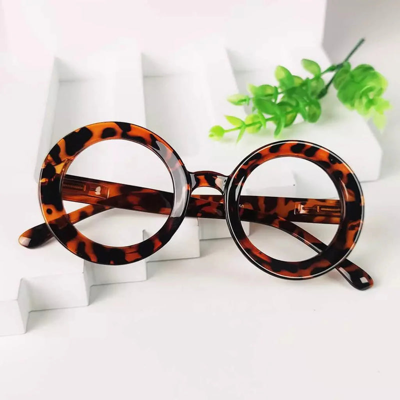 eyekeeper.com 4 Pack Retro Round Reading Glasses Thicker Frame Readers R9109 Eyeglasses