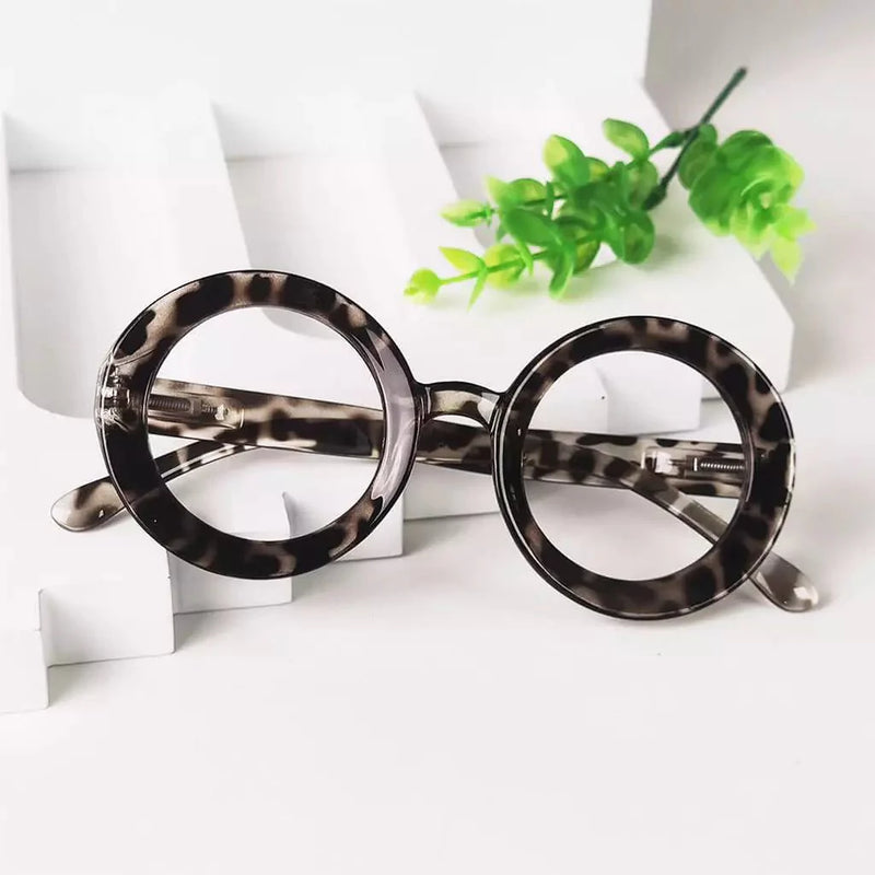 eyekeeper.com 4 Pack Retro Round Reading Glasses Thicker Frame Readers R9109 Eyeglasses