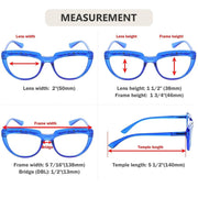 eyekeeper.com 4 Pack Rhinestone Half Moon Reading Glasses R2018 Eyeglasses
