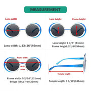 eyekeeper.com 4 Pack Round Bifocal Reading Sunglasses SBR2005C Sunglasses