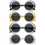 eyekeeper.com 4 Pack Round Bifocal Reading Sunglasses SBR2005N Sunglasses